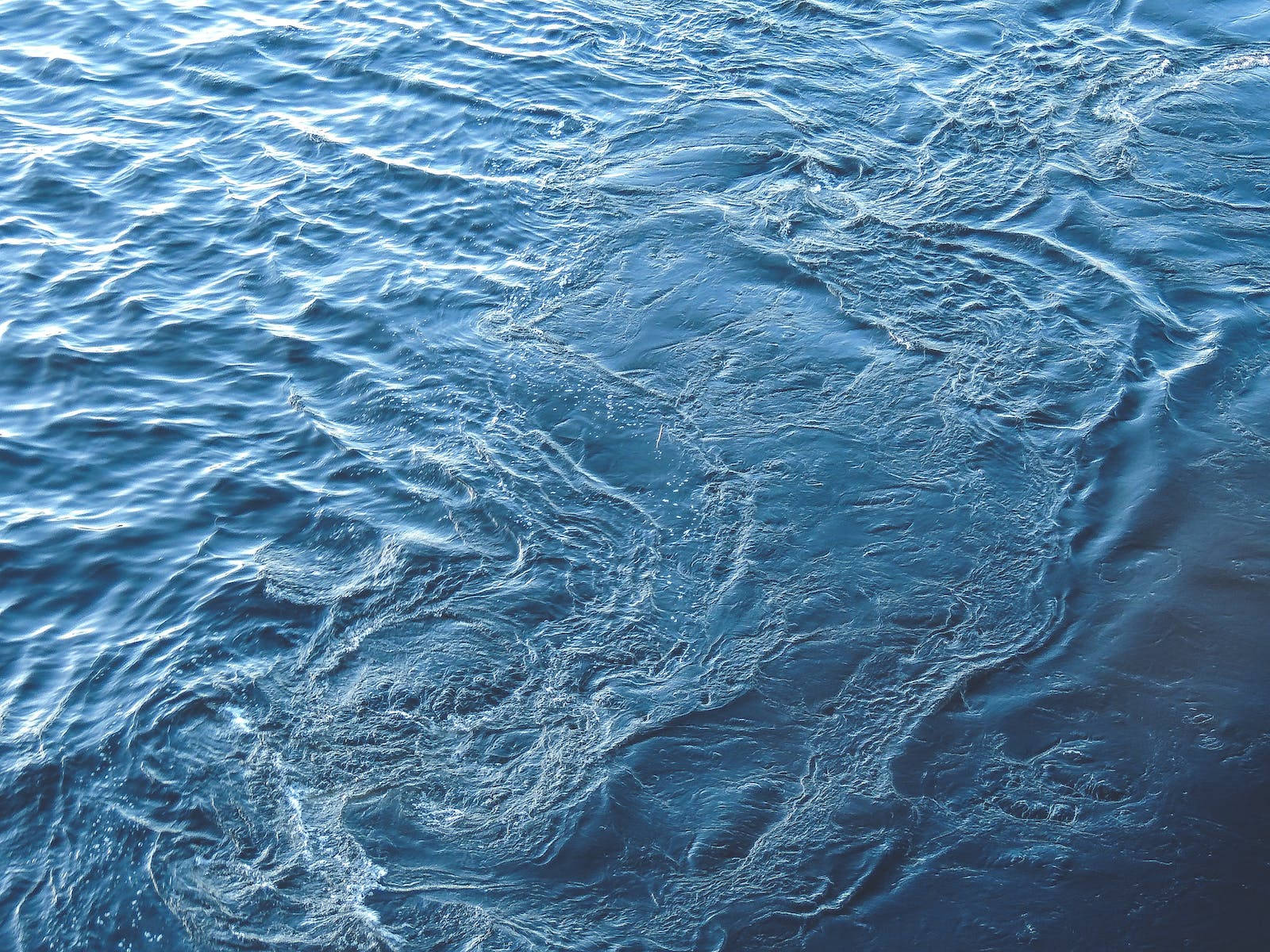 HD Water, blue ocean water, rippling, HD Desktop Wallpaper