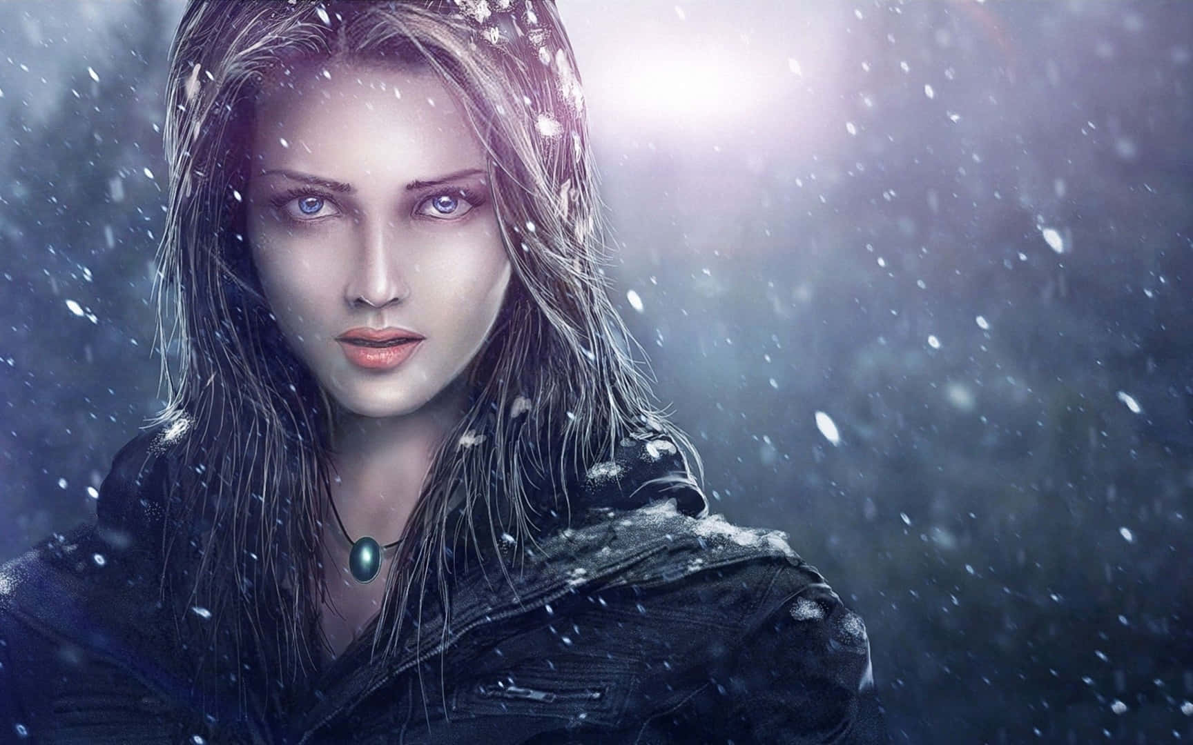 Morning Sunshine, blue eyes, wet hair, HD Desktop Wallpaper