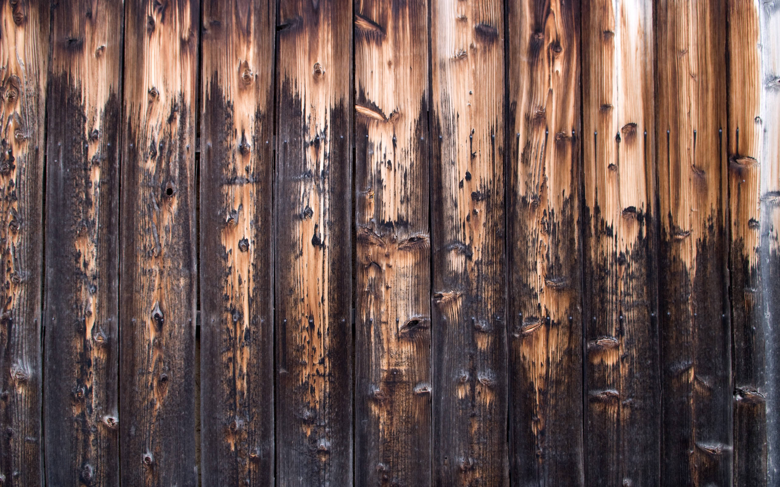 blackened, HD Wood, weathered vertical wooden planks, 2K Desktop Wallpaper
