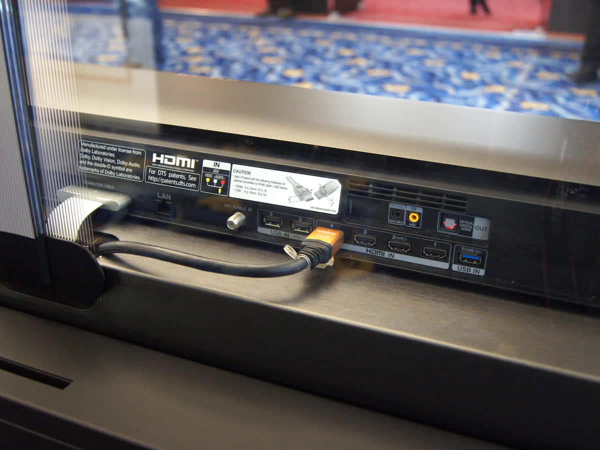 HDMI, TV back panel, USB port, SD Desktop Wallpaper