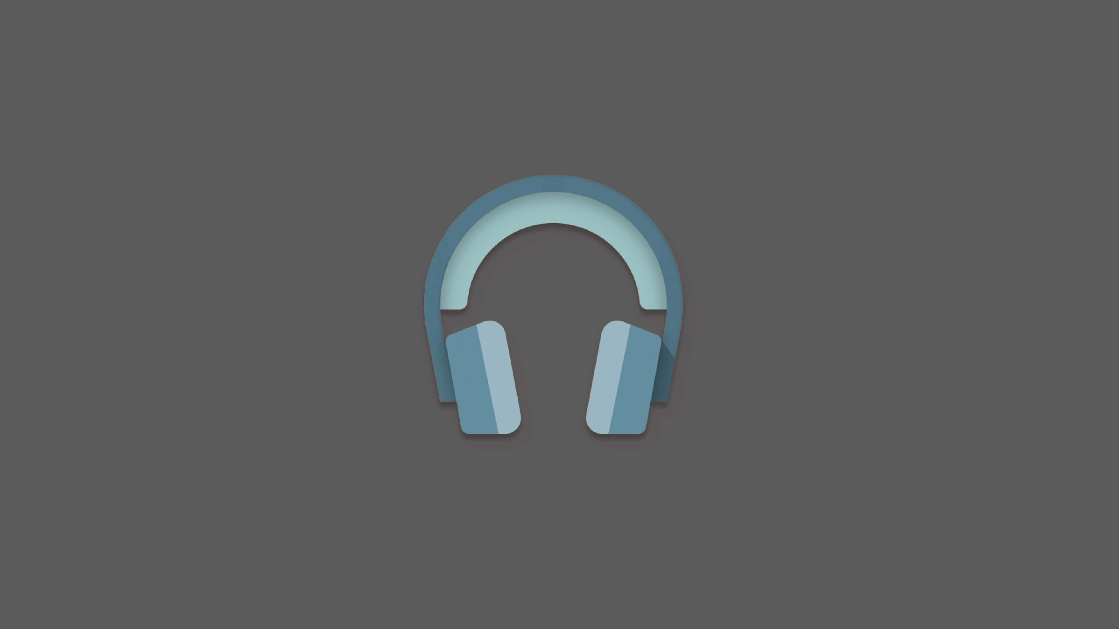 blue headphones, minimalist, soft gradients, 4K Desktop Wallpaper
