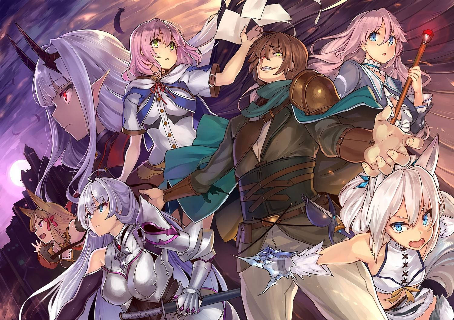 Healer, fantasy warriors, horns, HD Desktop Wallpaper
