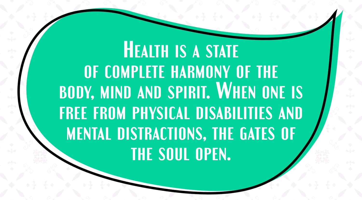 teal speech bubble, white text, body mind and spirit, HD Desktop Wallpaper
