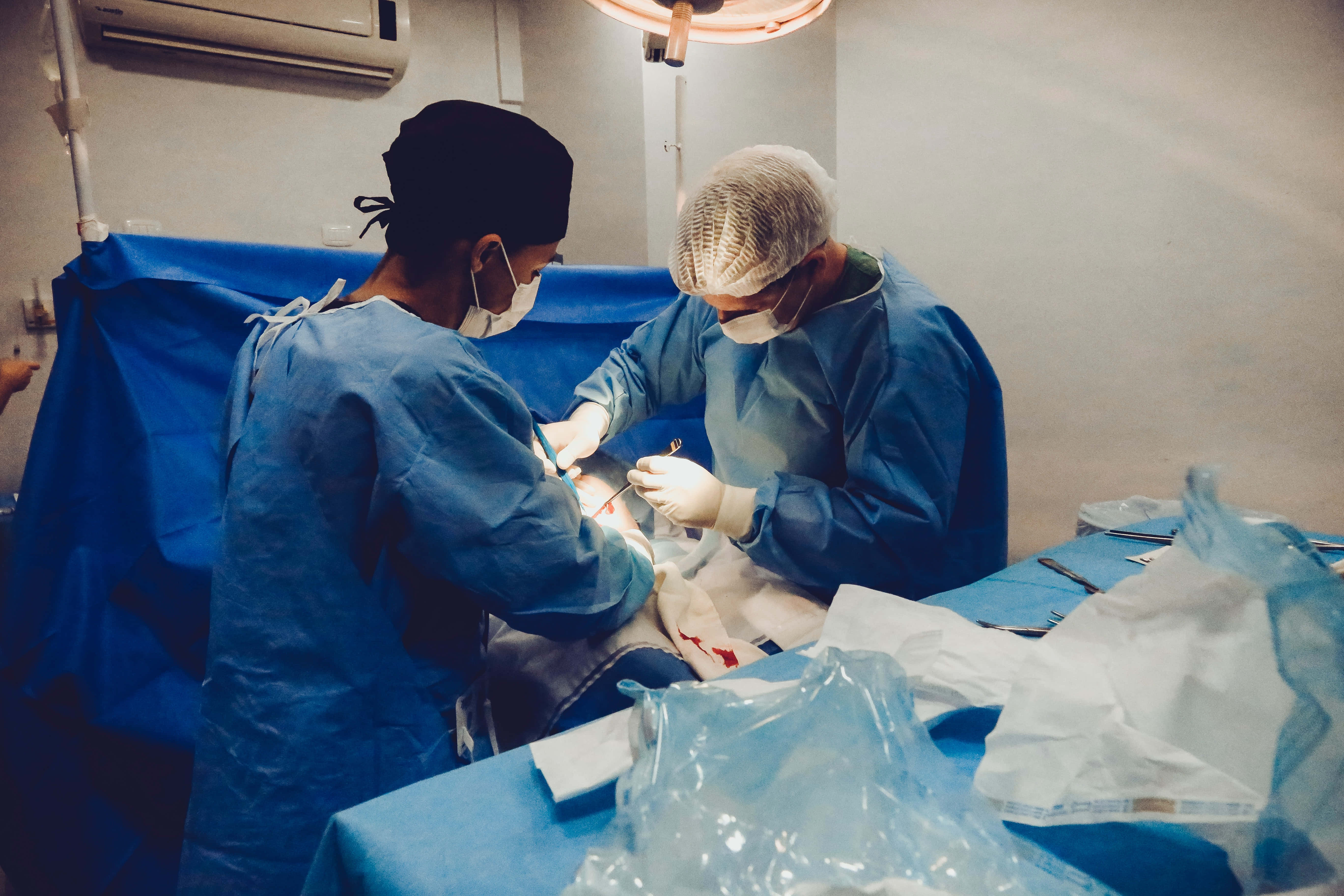 surgery, blue scrubs, masks, 5K Desktop Wallpaper