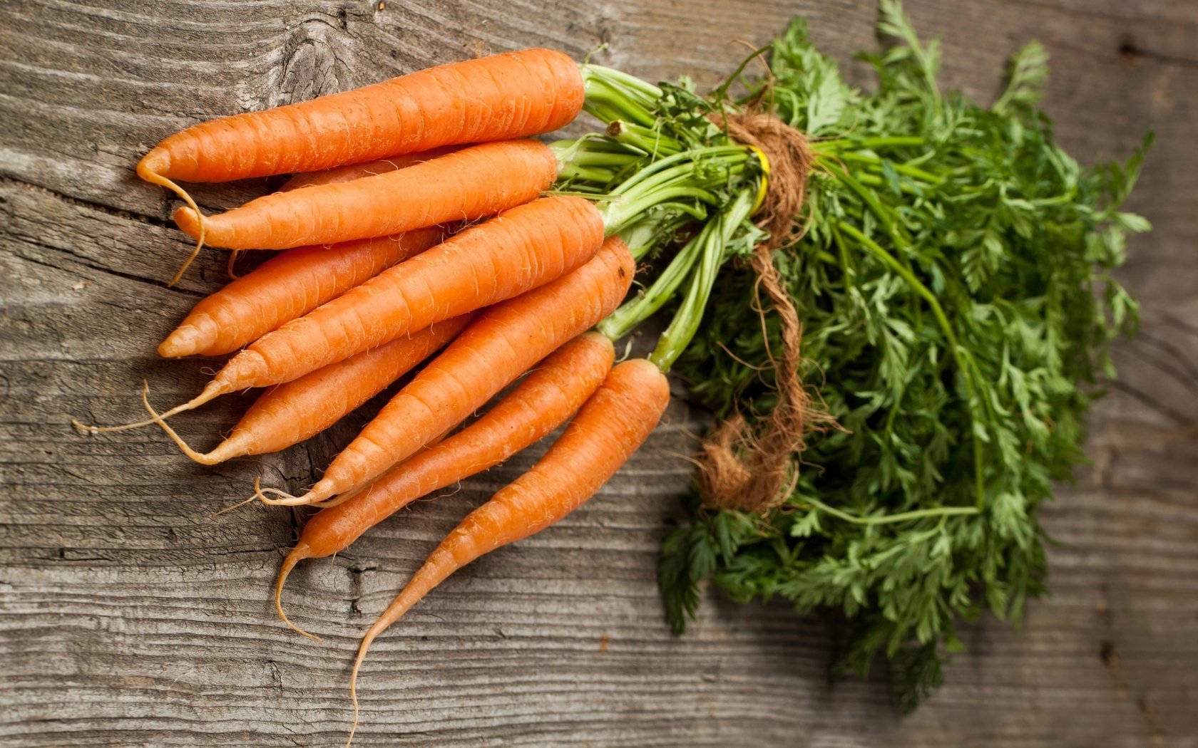 carrot, orange, green tops, HD Desktop Wallpaper