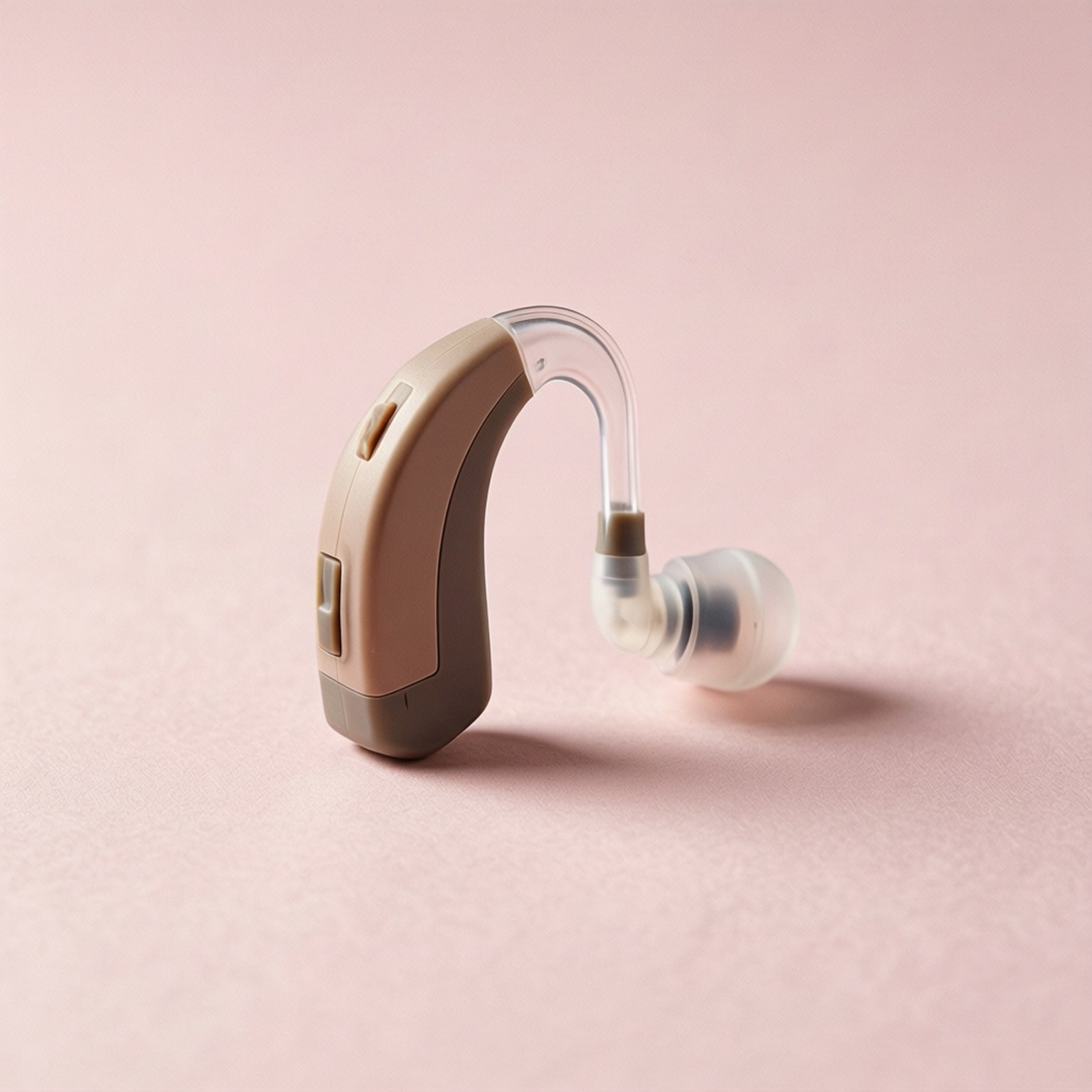 pastel elegance, pink background, minimal hearing aid, HD Desktop Wallpaper