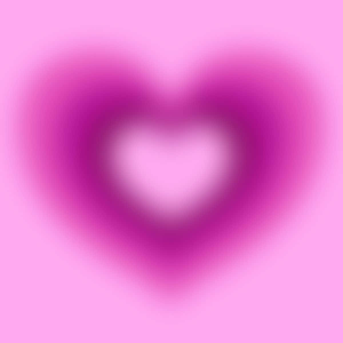 Radiant Heart Aura Background, soft pink background, blurred concentric heart pattern, SD Desktop Wallpaper