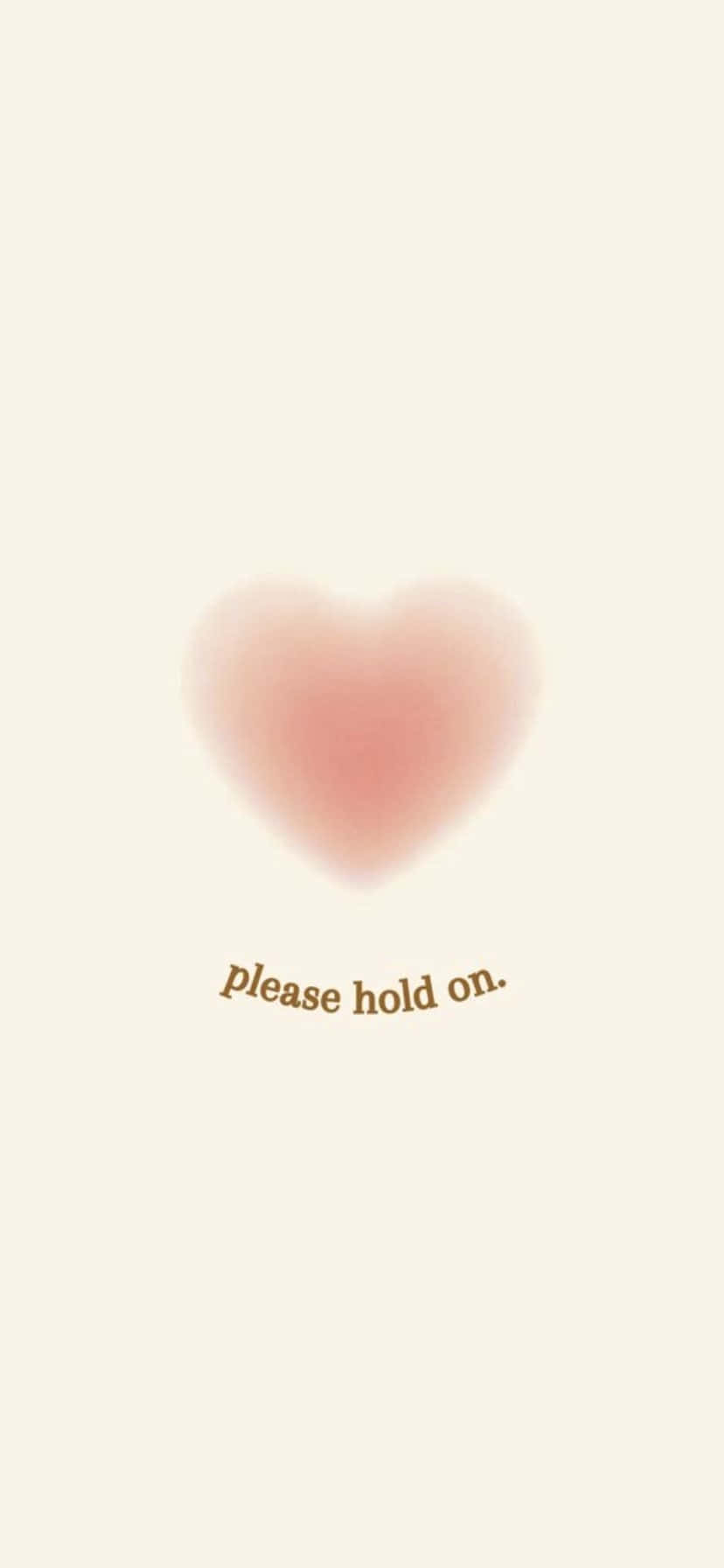 Heart Aura, soft pink heart, creamy background, HD Phone Wallpaper