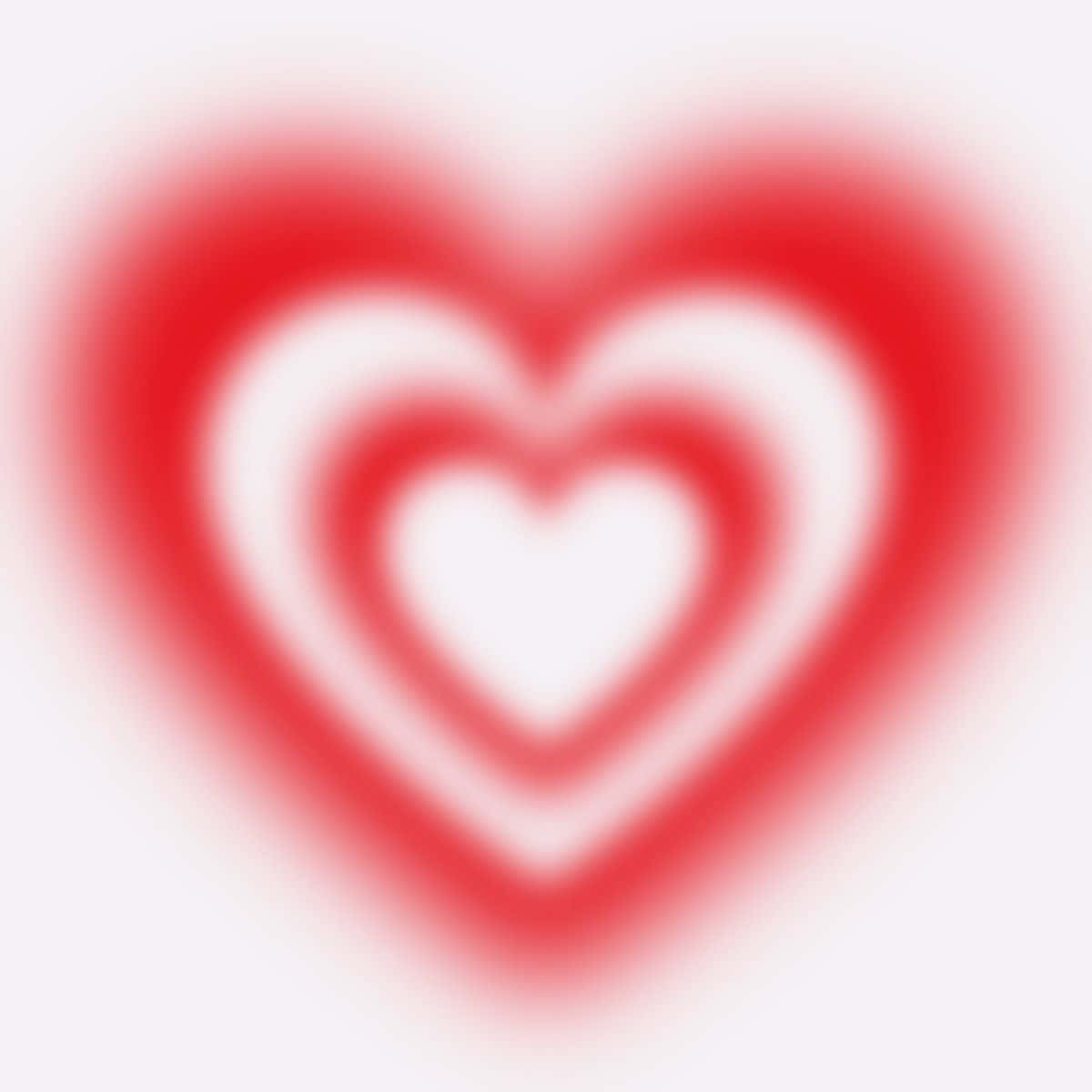 abstract blurred heart aura, soft glowing heart, concentric red and white rings, SD Desktop Wallpaper