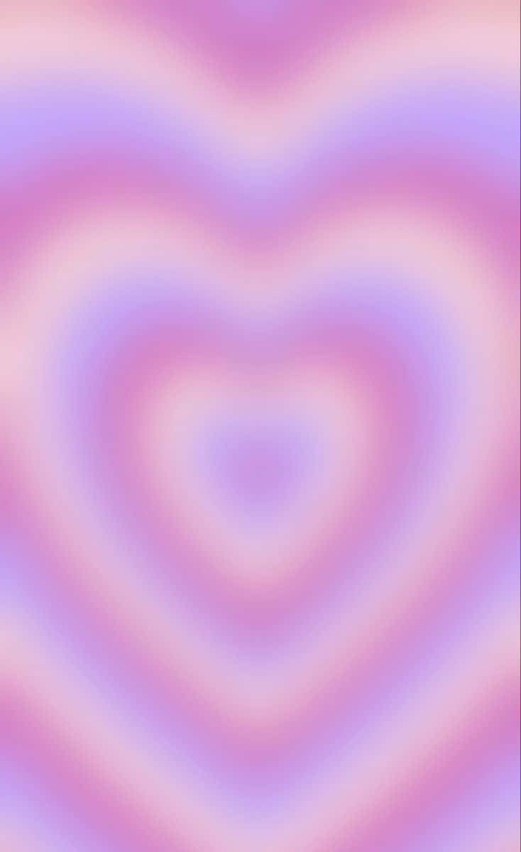 pink, lavender, hearts, SD Phone Wallpaper