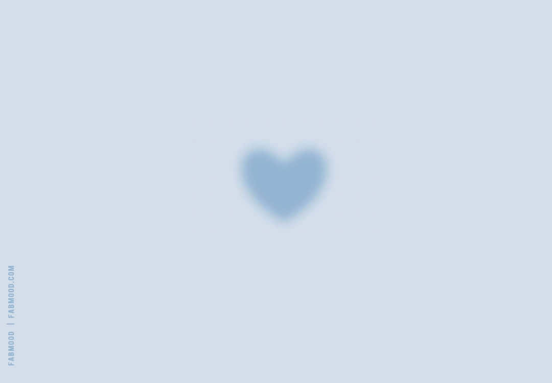abstract heart shape, soft blue, pale blue background, SD Desktop Wallpaper