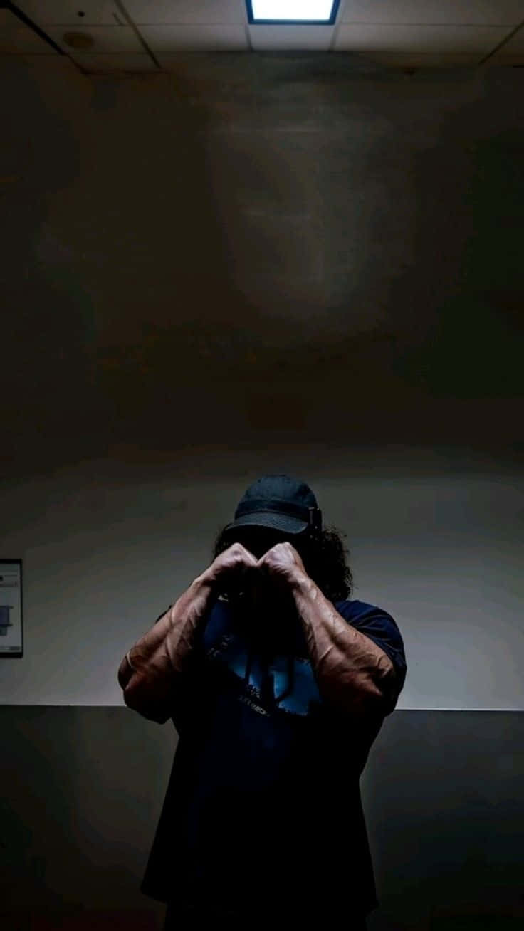 dark cap, dark shirt, dimly lit room, HD Phone Wallpaper