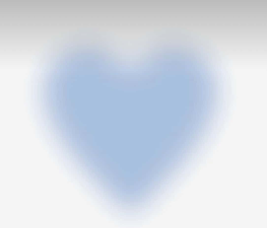 soft blue, blurry heart, glowing heart shape, SD Desktop Wallpaper