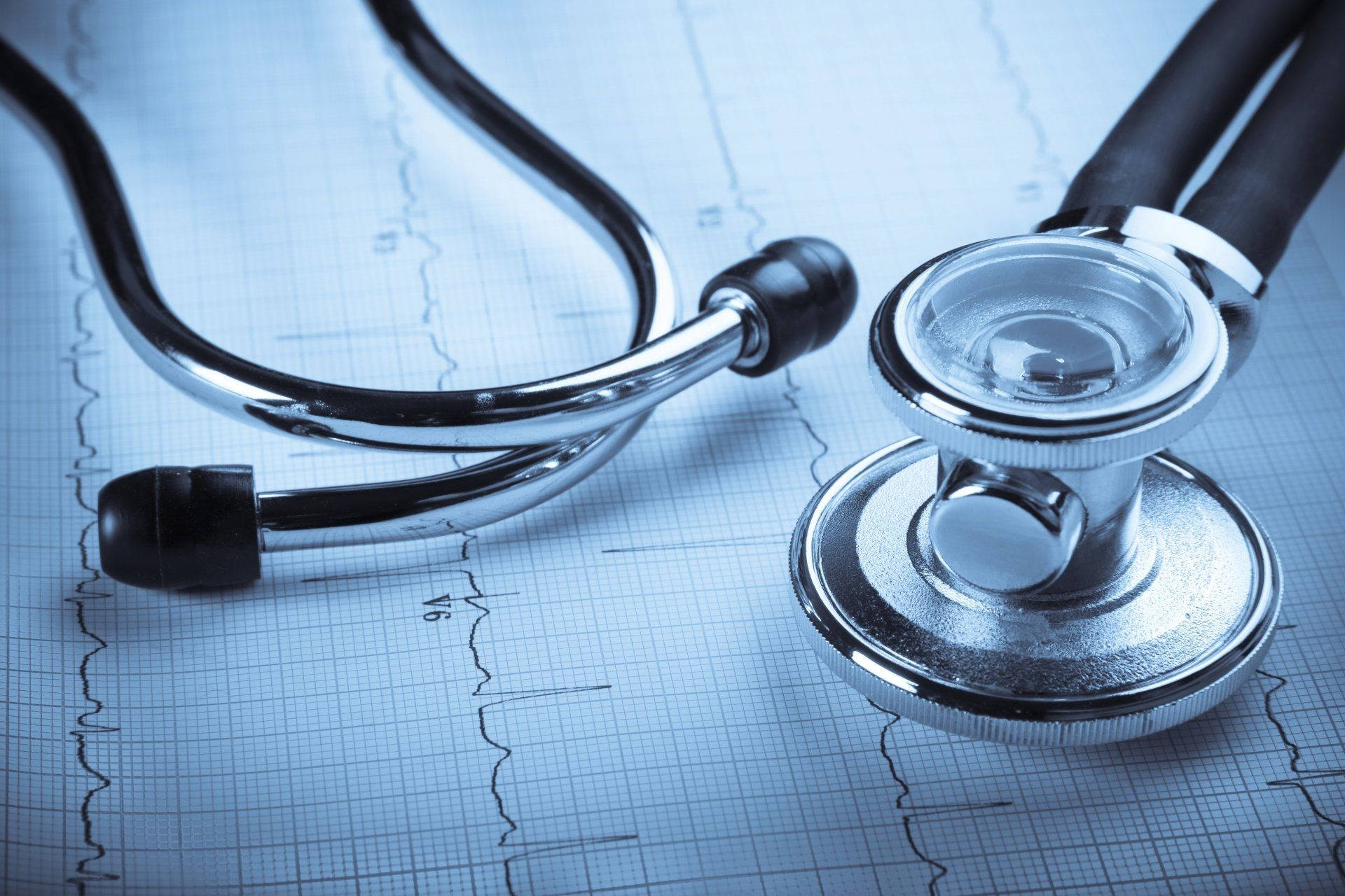 MBBS, stethoscope, ECG graph, Full HD Desktop Wallpaper
