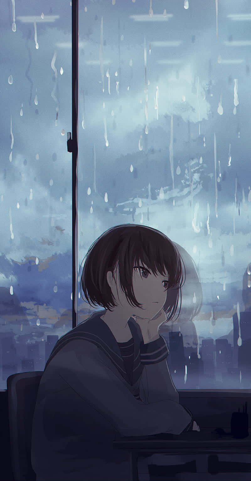 heartbreak anime, anime girl, school uniform, HD Phone Wallpaper