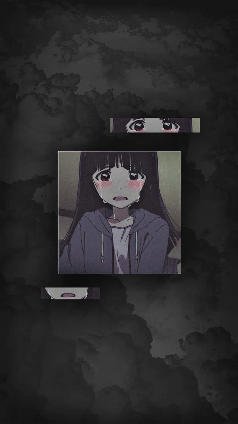 heartbreak anime, anime girl, dark hair, HD Phone Wallpaper