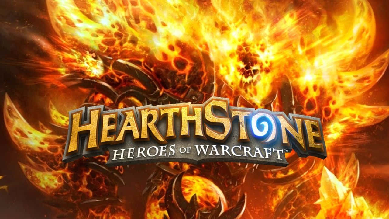 Hearthstone, flame creature, fiery explosion, HD Desktop Wallpaper