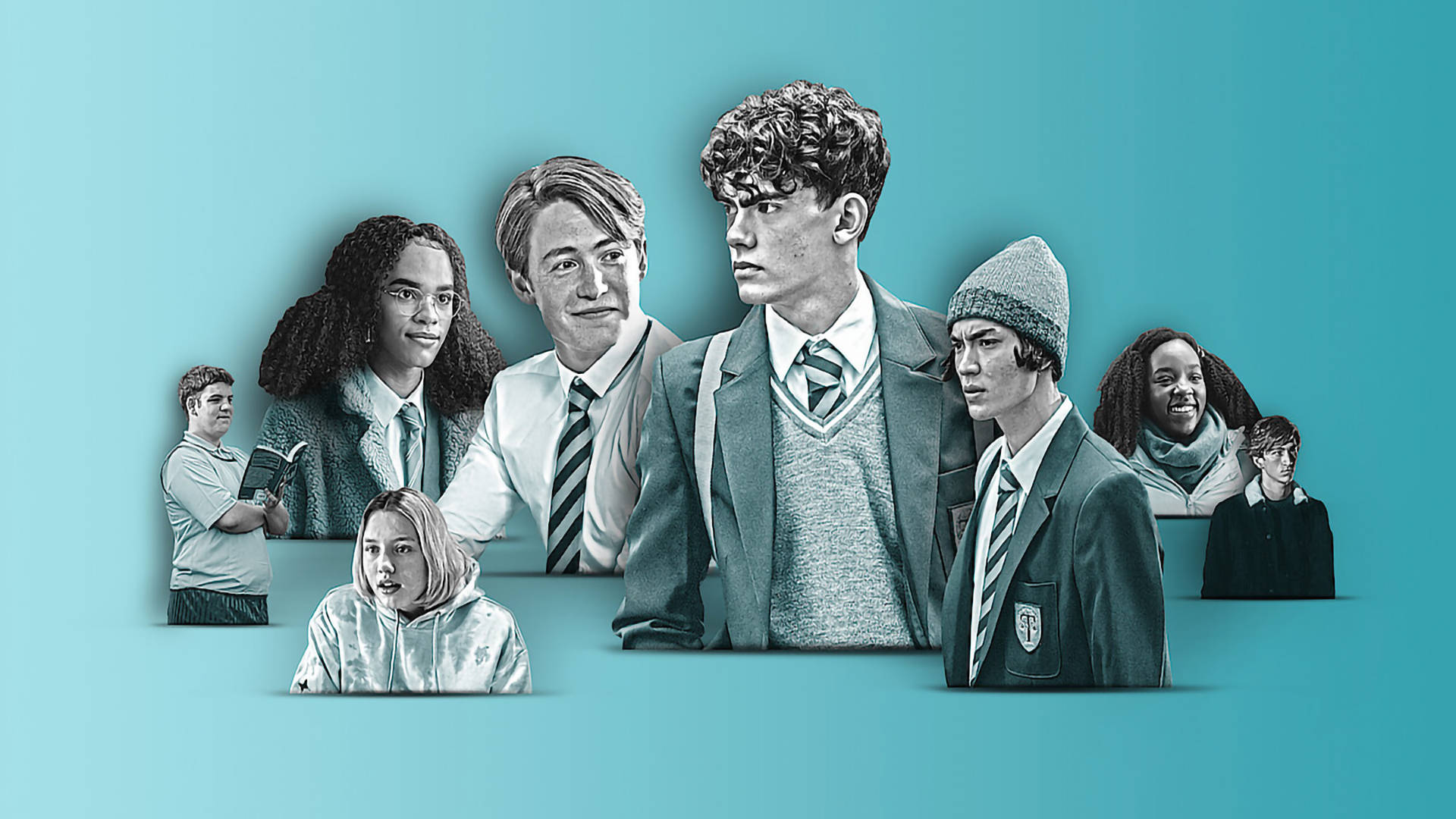 Heartstopper, teen casts, school uniforms, Full HD Desktop Wallpaper