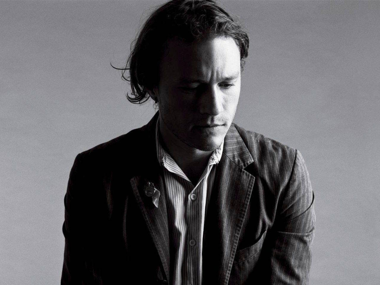 Heath Ledger, editorial photoshoot, tousled hair, HD Desktop Wallpaper