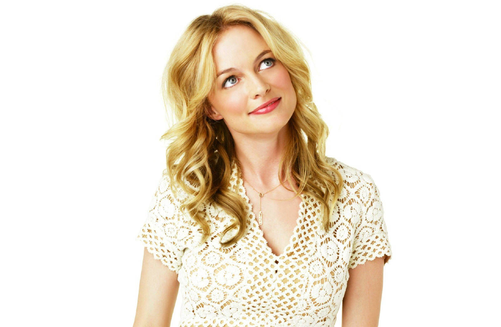 Heather Graham, blonde woman, wavy hair, HD Desktop Wallpaper
