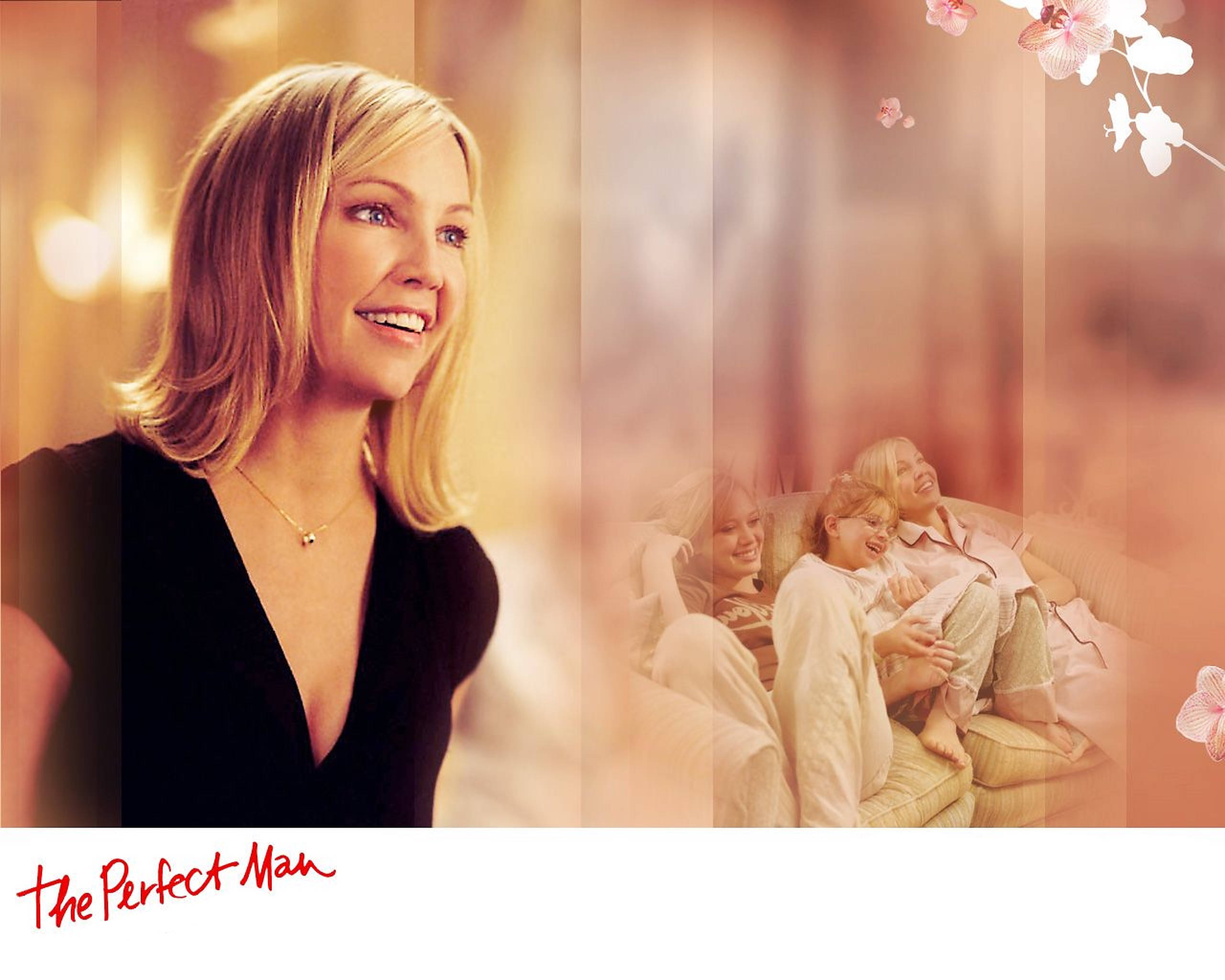 Heather Locklear, black top, family of three, 2K Desktop Wallpaper