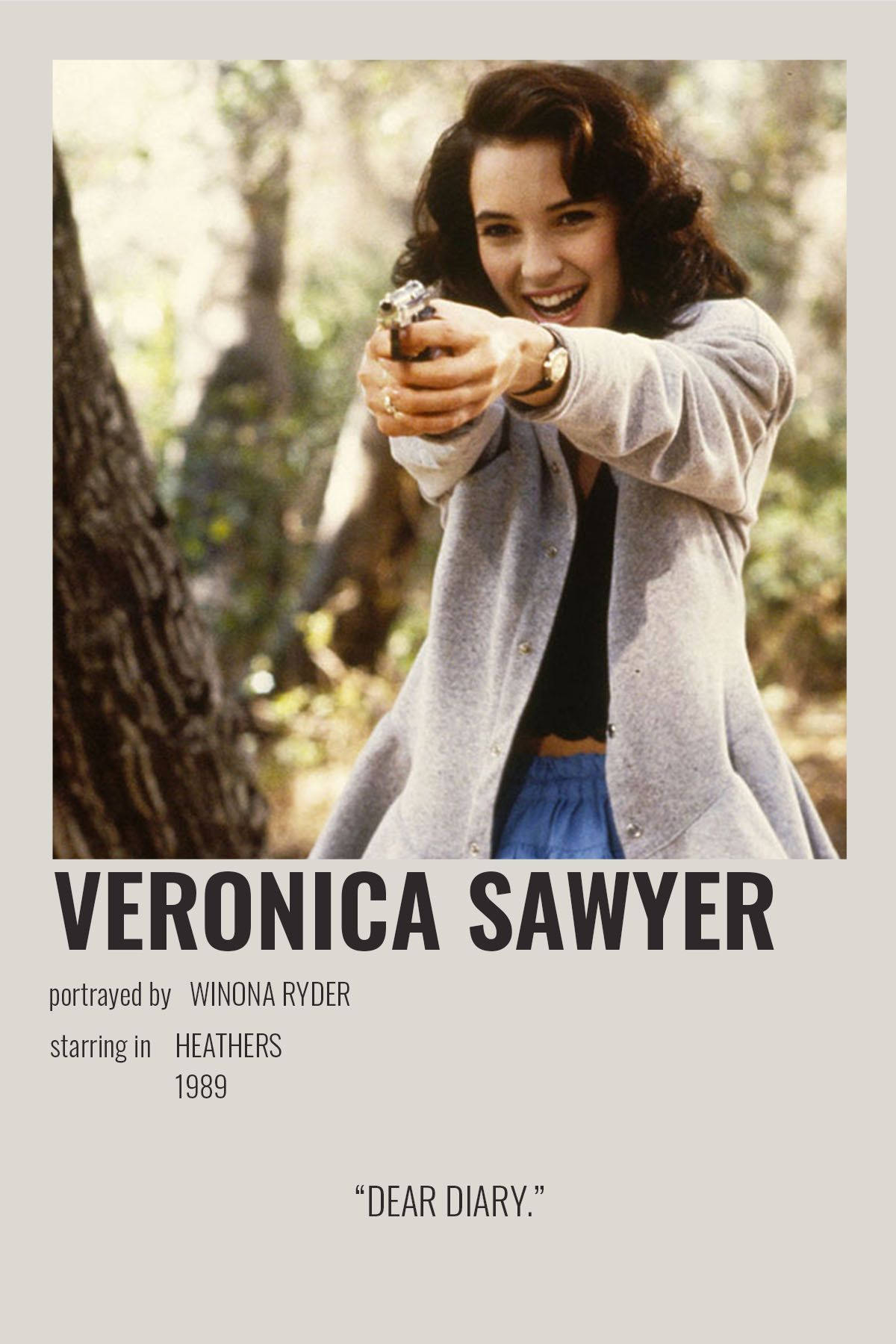 Heathers, Dear Diary, sunlit forest, HD Phone Wallpaper