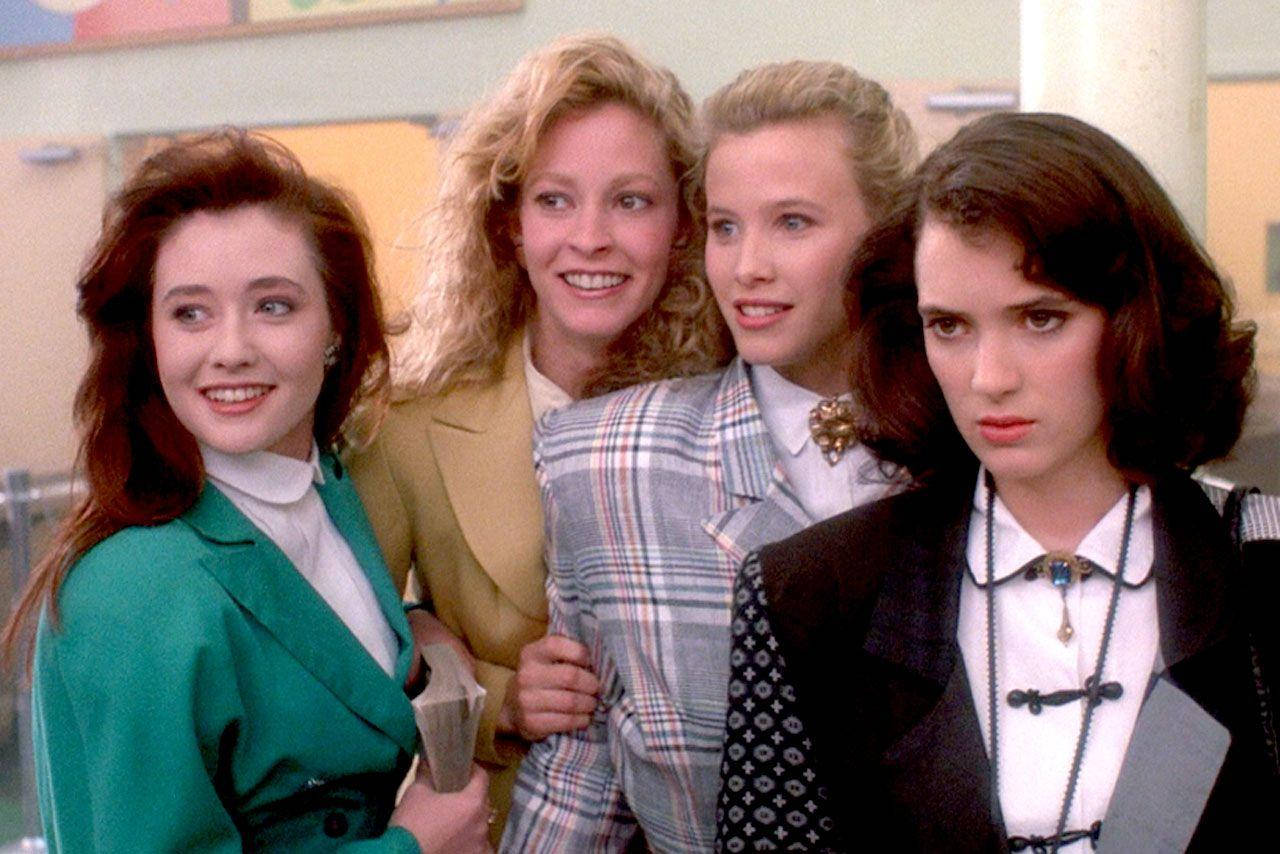 Heathers, 1980s fashion, indoor setting, HD Desktop Wallpaper