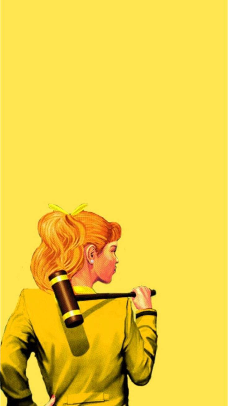 Heathers, yellow, gavel, HD Phone Wallpaper