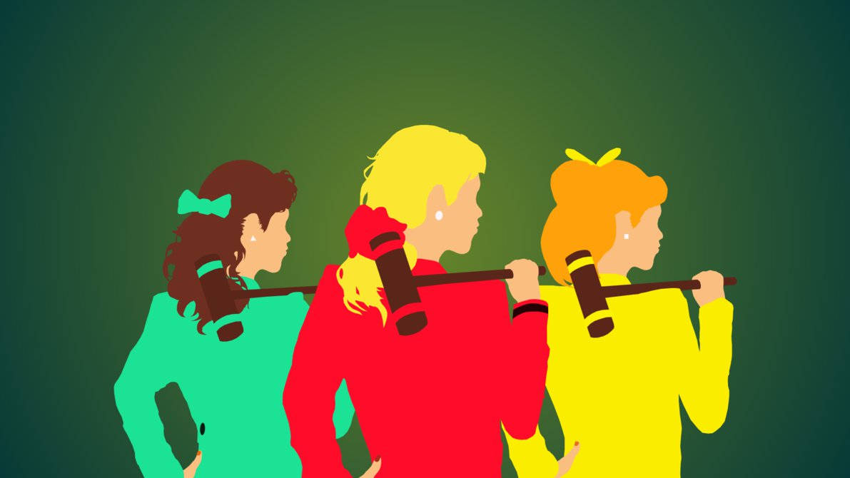 Heathers, vector art, gavel, SD Desktop Wallpaper