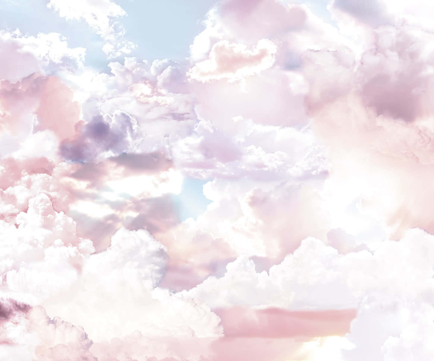 sunset, pastel clouds, pink lavender, HD Desktop Wallpaper