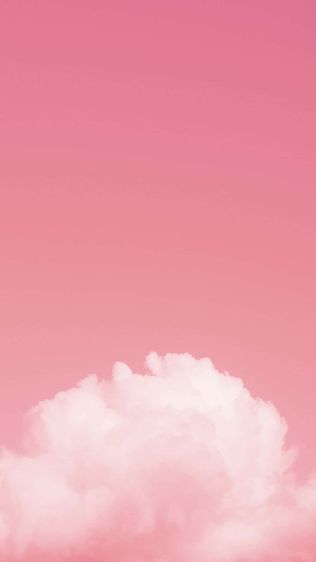 clouds aesthetic tumblr, pink sky, soft fluffy cloud, Full HD Phone Wallpaper
