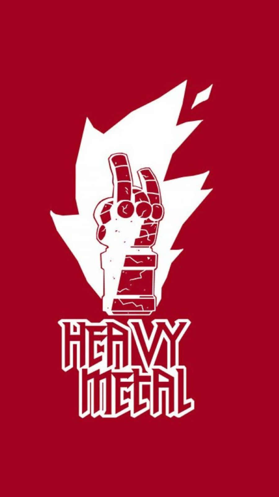 Heavy Metal, rock gesture, lightning bolt, HD Phone Wallpaper