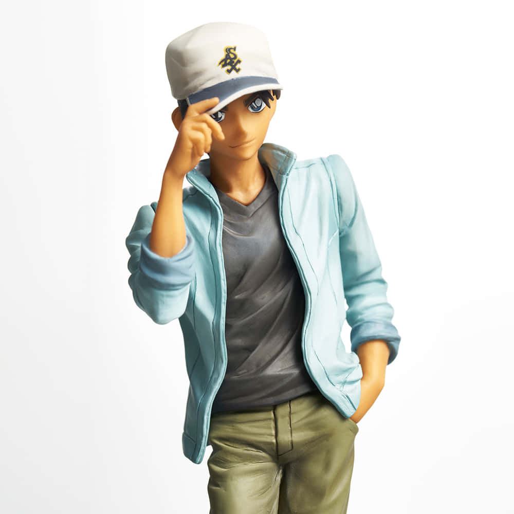 Heiji Hattori, cap jacket, pants, SD Desktop Wallpaper