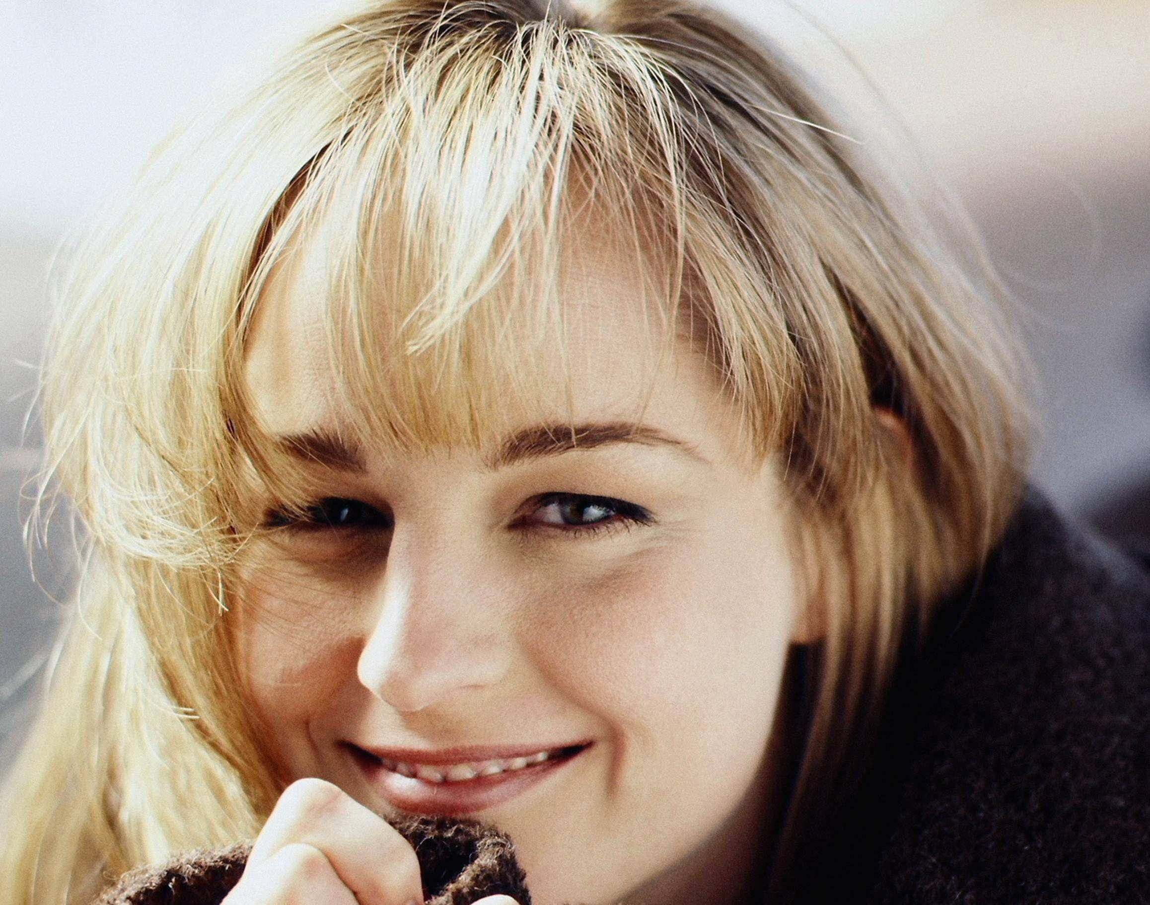 Helen Hunt, blonde, smiling, Full HD Desktop Wallpaper