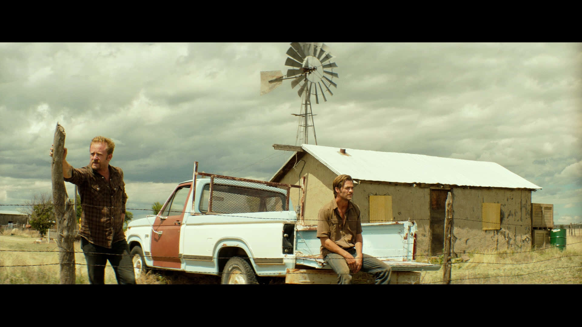 Hell Or High Water, vintage truck, weathered farmhouse, Full HD Desktop Wallpaper