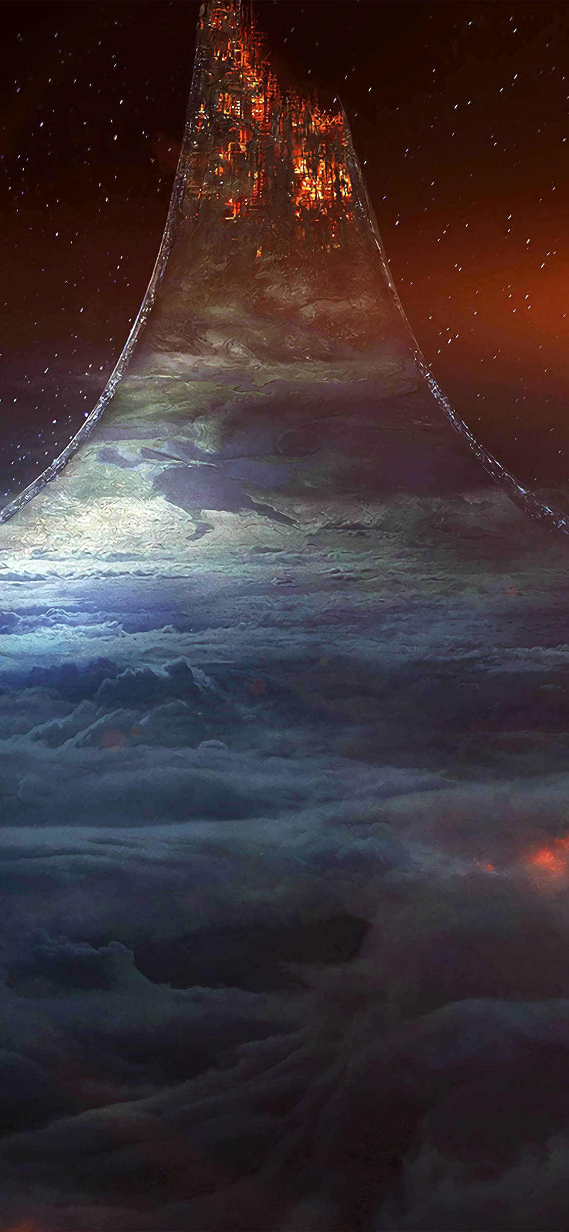 hell, cosmic structure, swirling clouds, Full HD Phone Wallpaper