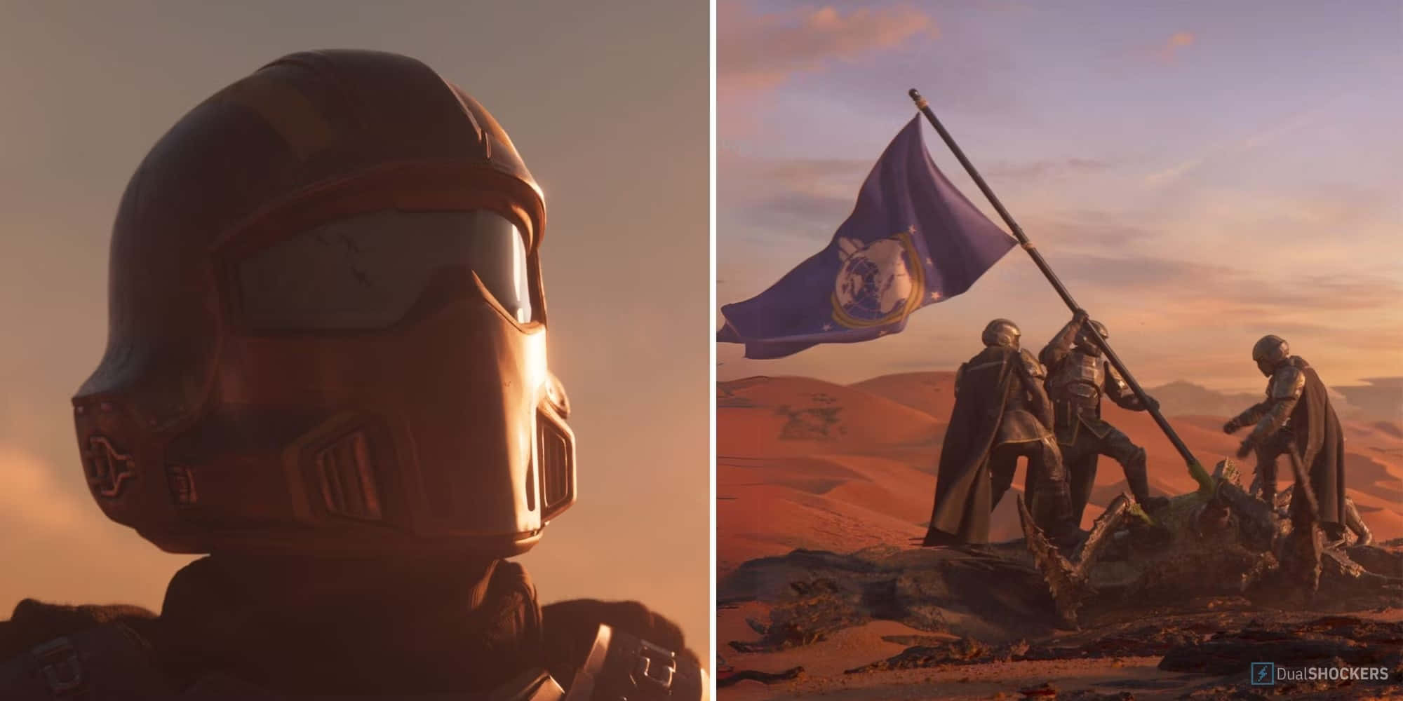 Helldivers 2, desert operation, soldier, Full HD Desktop Wallpaper