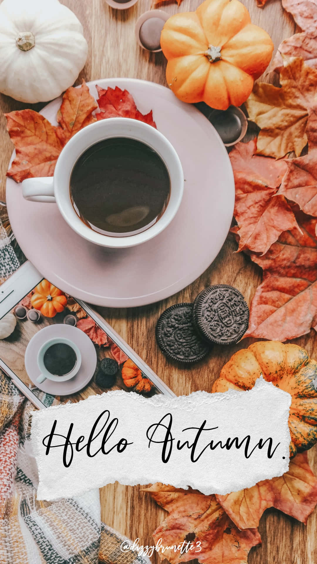 hello autumn, coffee cup, cup of coffee, Full HD Phone Wallpaper