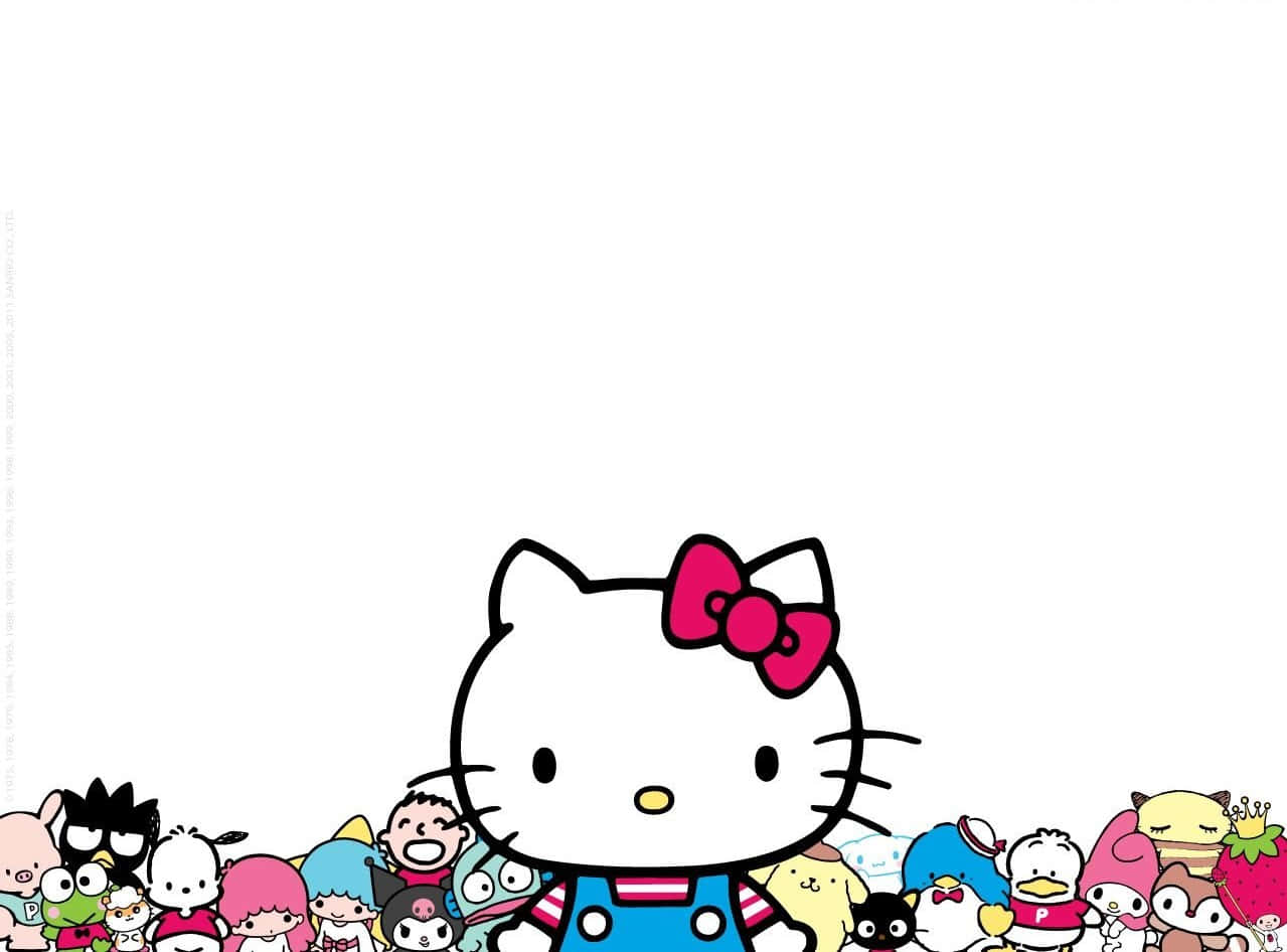 Hello Kitty, Friends, cheerful day, SD Desktop Wallpaper
