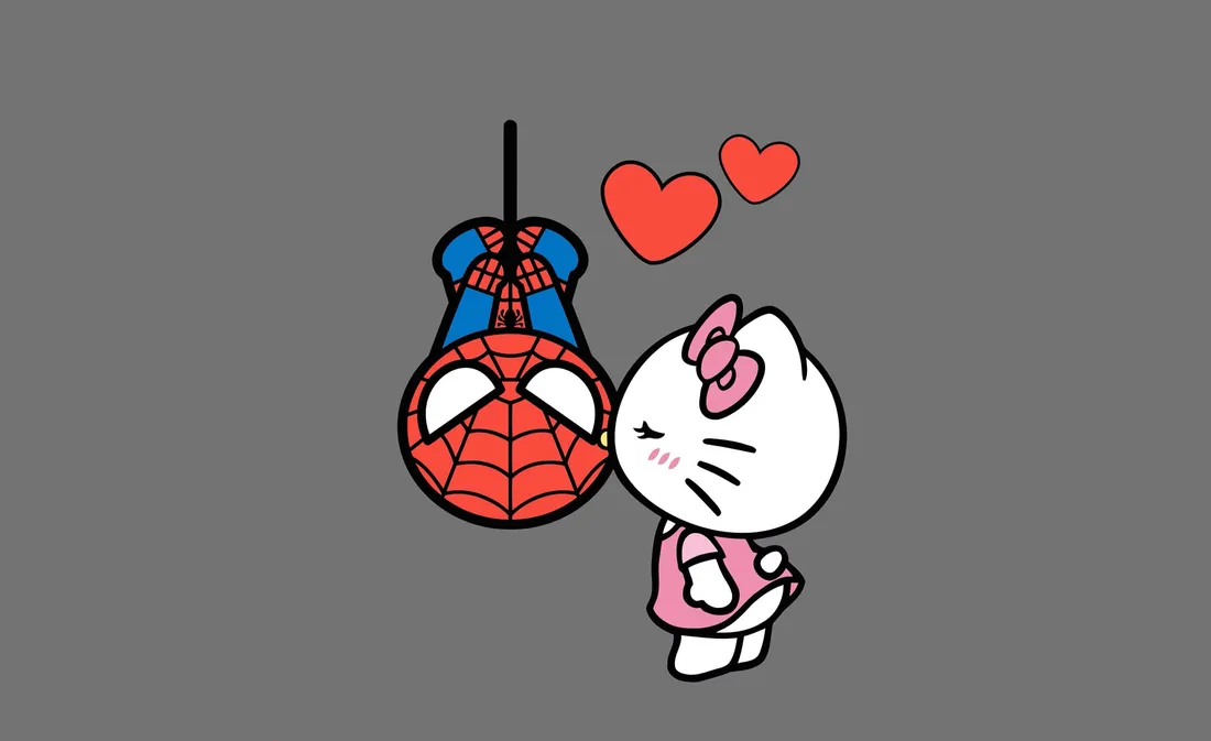 Hello Kitty And Spider-Man