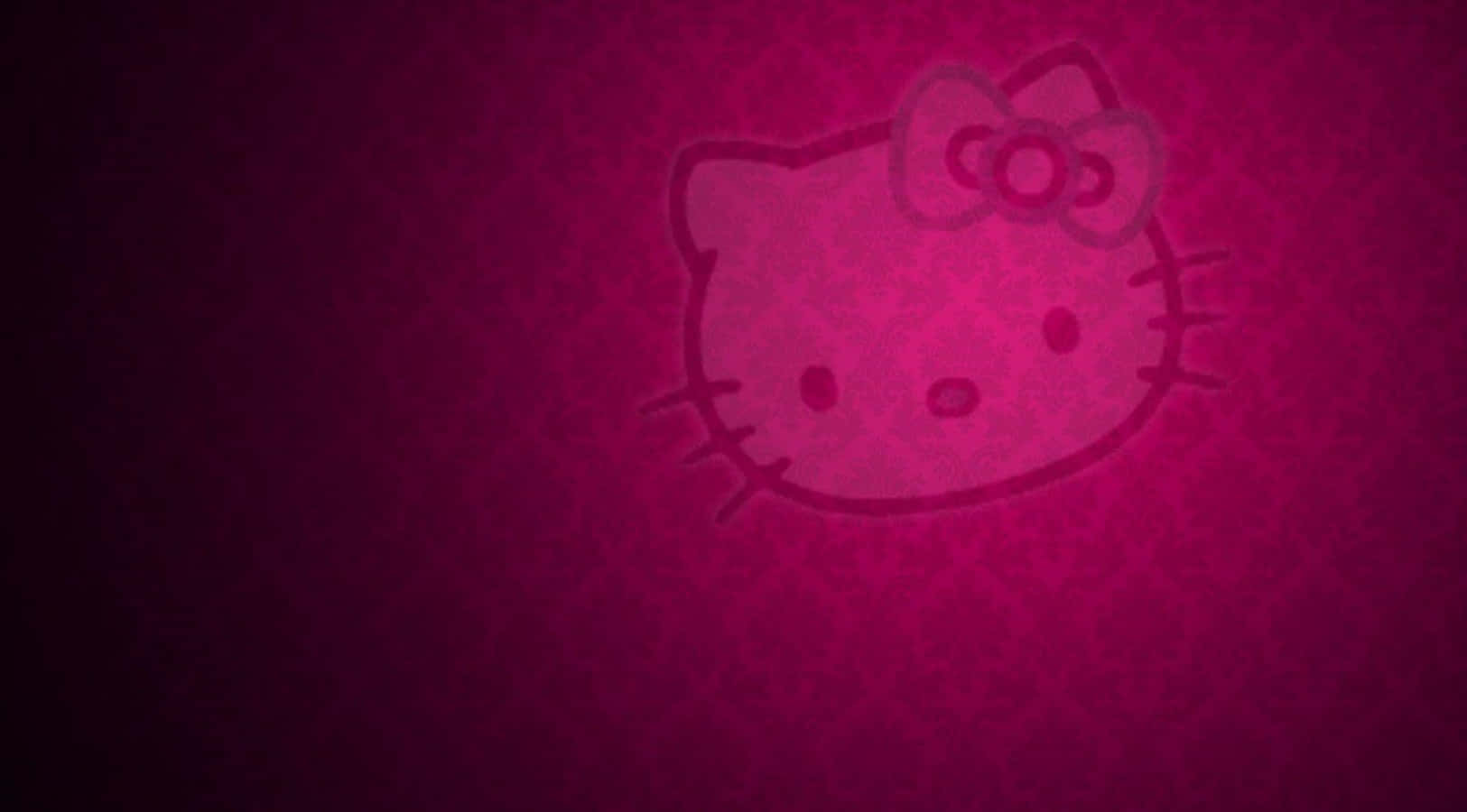 Hello Kitty, bow, magenta, HD Desktop Wallpaper