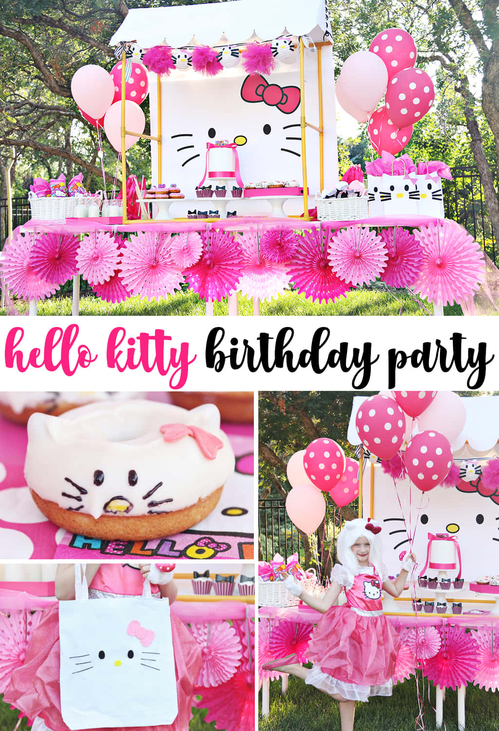 Hello Kitty, birthday party, pink decorations, HD Phone Wallpaper