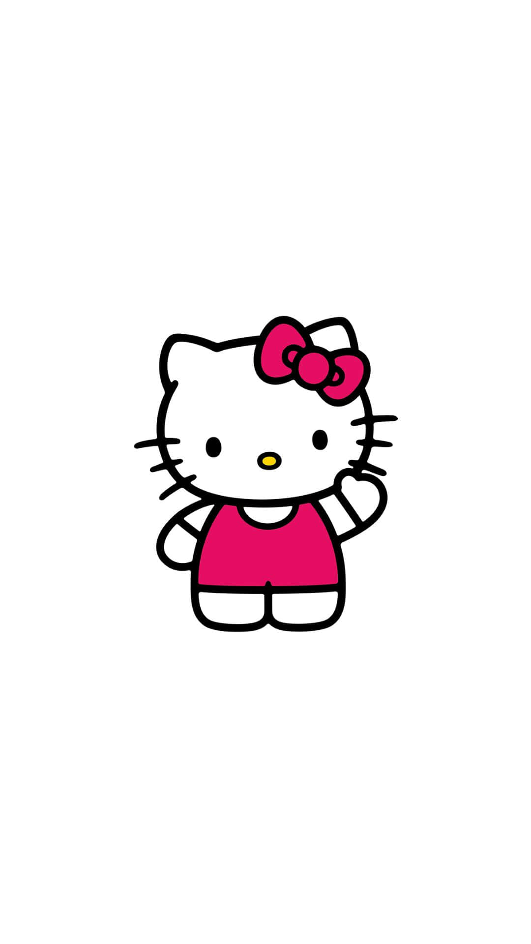 Hello Kitty, pink bow, dress, Full HD Phone Wallpaper