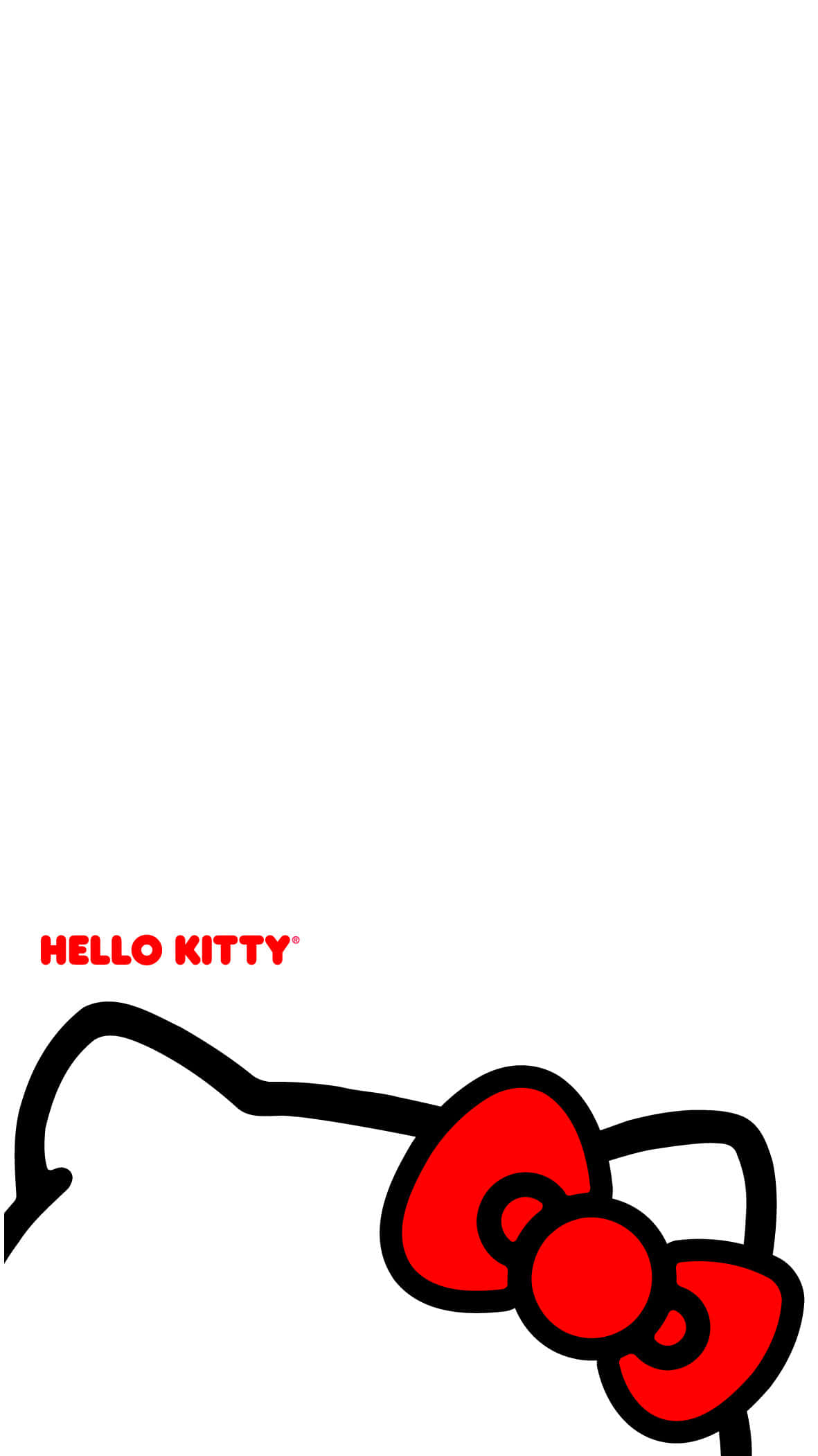 Hello Kitty, iconic bow, red bow, Full HD Phone Wallpaper