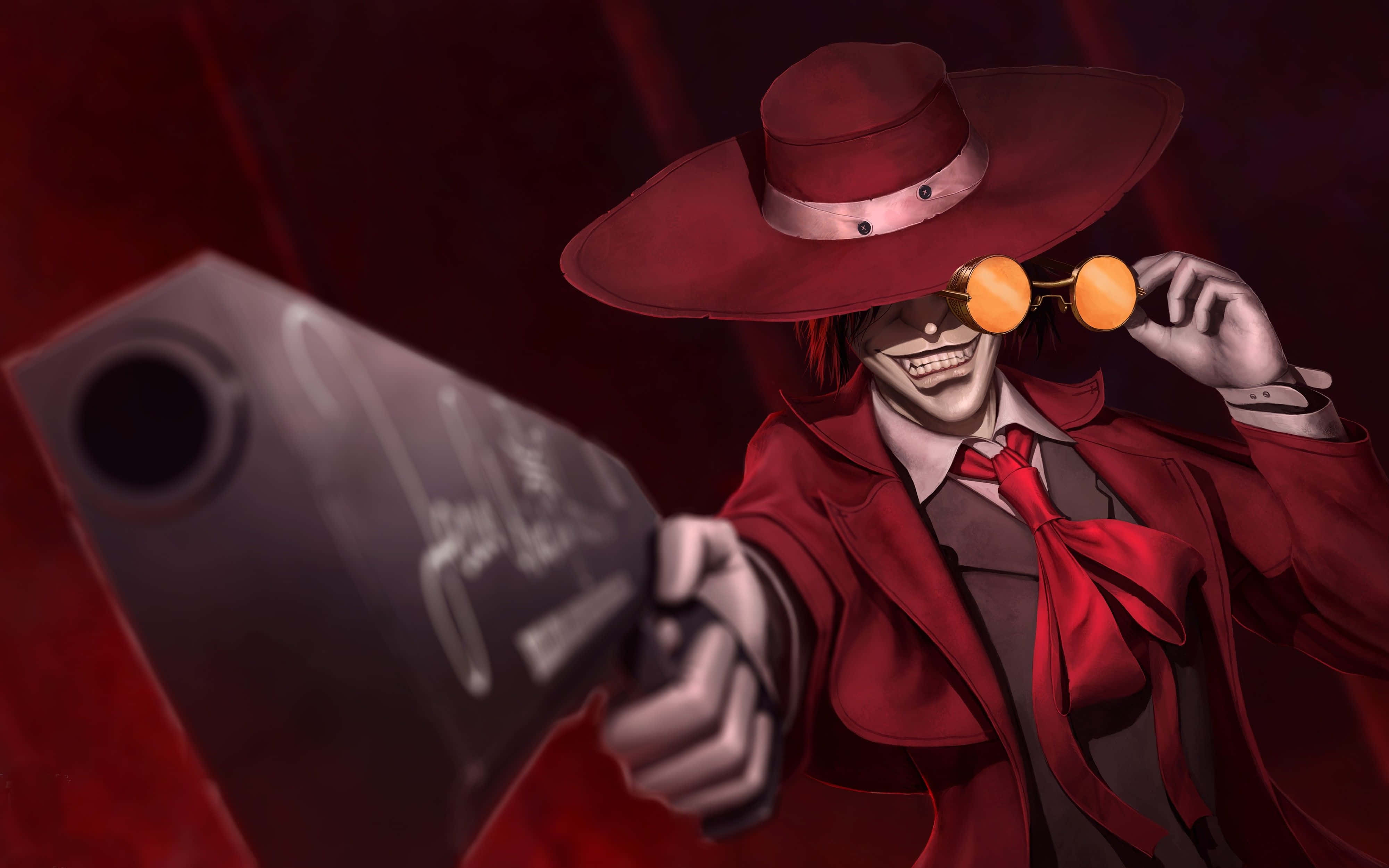 Alucard, Hellsing, red coat, 4K Desktop Wallpaper