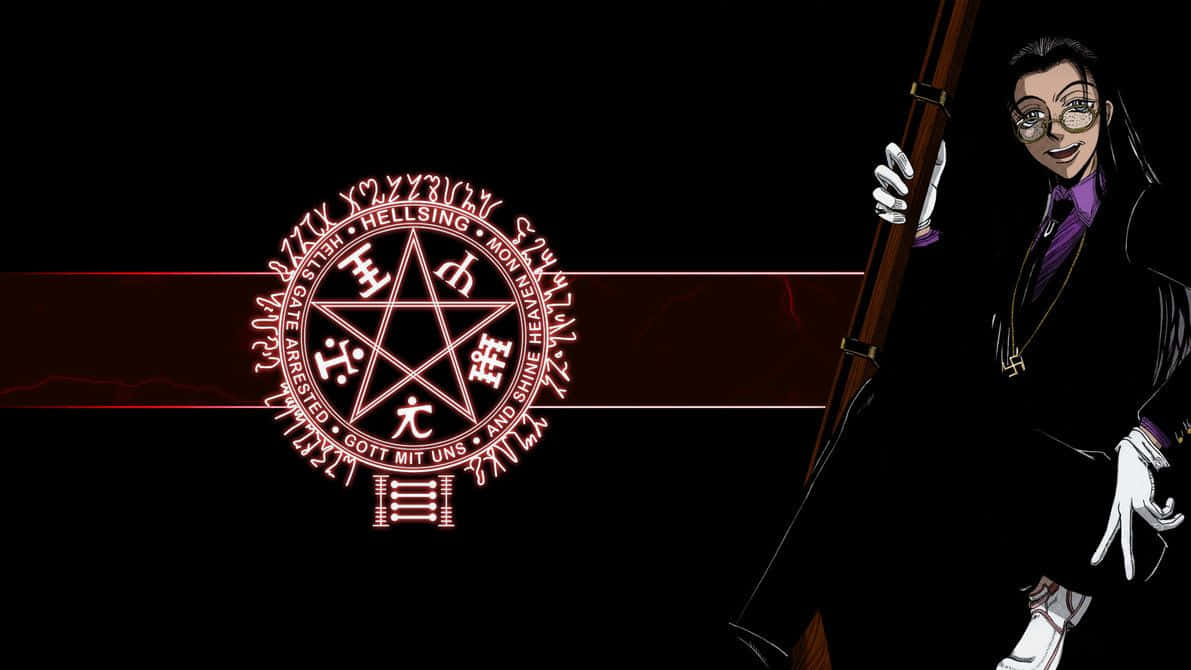 Hellsing Anime, Rip Van Winkle, glasses, SD Desktop Wallpaper