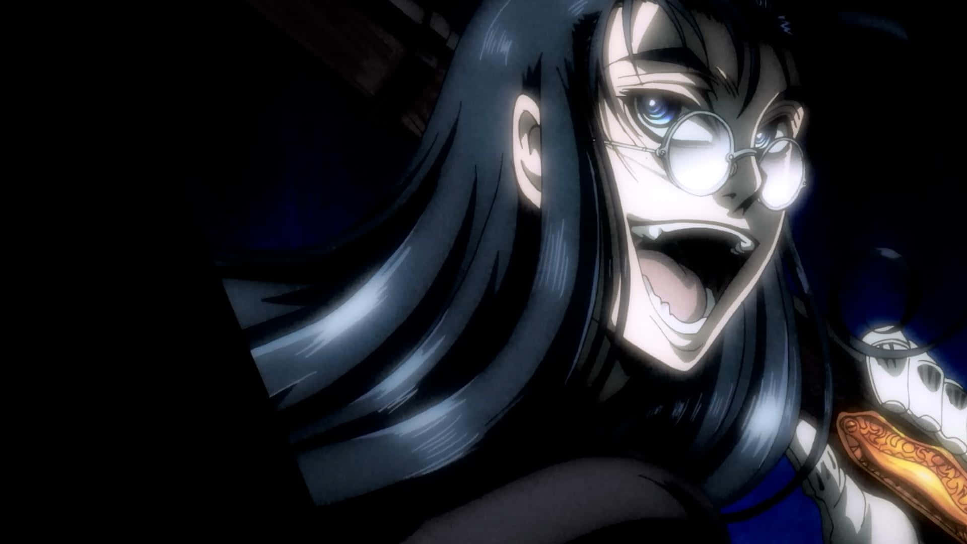 Rip Van Winkle, Hellsing, long dark hair, Full HD Desktop Wallpaper