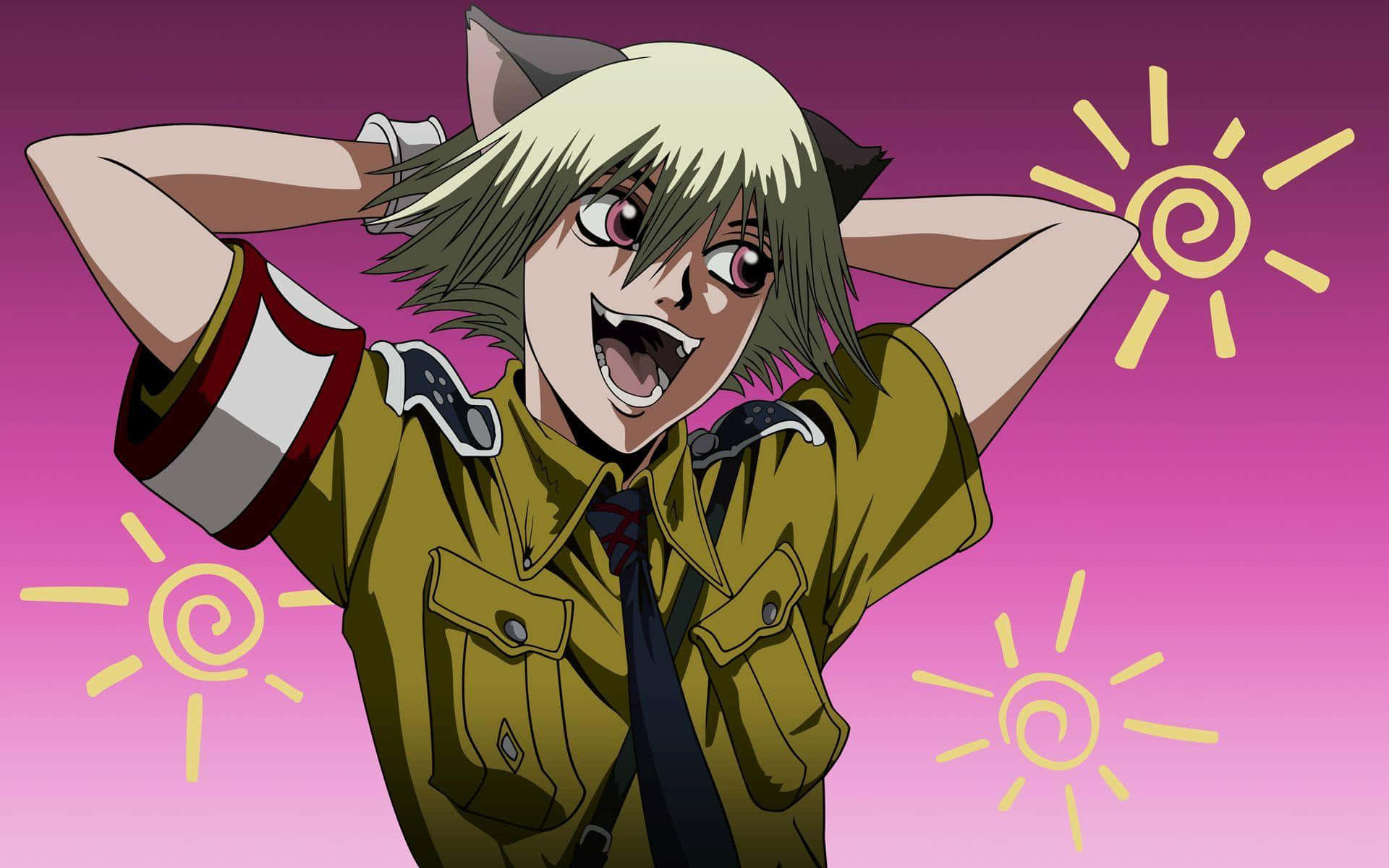 Hellsing Schrödinger, cat ears, messy hair, Full HD Desktop Wallpaper