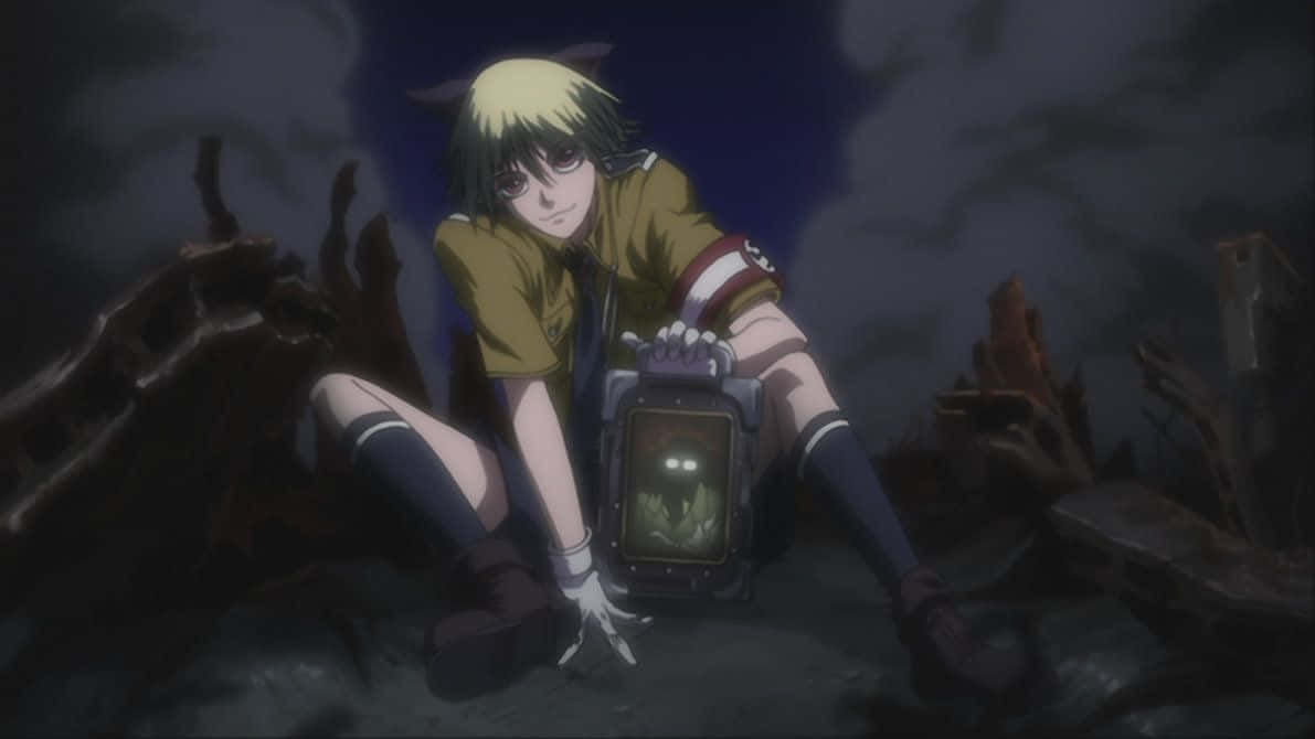 Hellsing Schrödinger, blonde hair, dark, eerie forest, SD Desktop Wallpaper