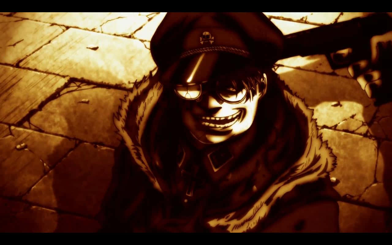 The Major, Hellsing, fur-lined coat, HD Desktop Wallpaper